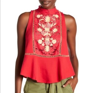 NWT Free People Flora Top